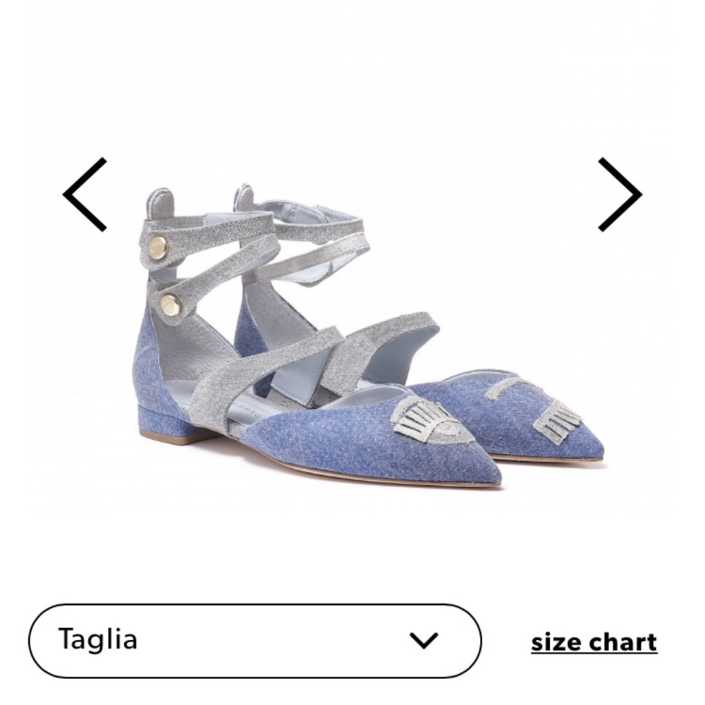 Chiara Ferragni flat leather shoes
